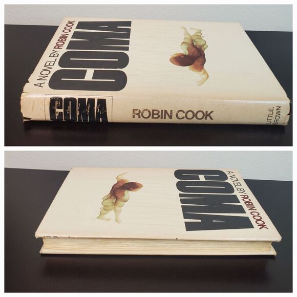 Coma A Novel Robin Cook 1977 Book Club Edition Hardcover DJ Little Brown BCE - Picture 5 of 16